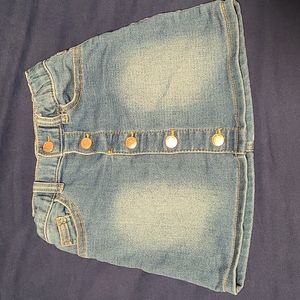 Cat and Jack jean skirt size 4t